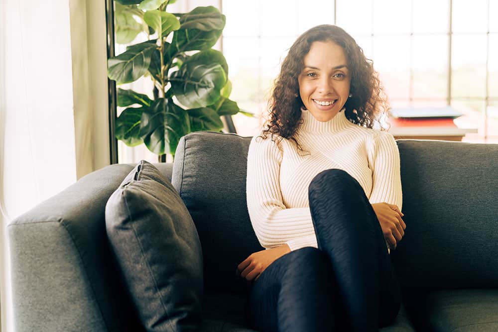 Woman Smiling