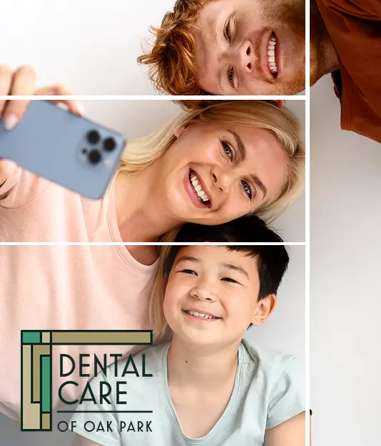 family taking picture